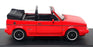 Solido 1/43 Scale Diecast S4315801 - Volkswagen Golf 1 Cabriolet Sportline - Red