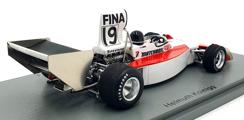 Spark 1/43 Scale S9657 - Surtees TS16 Canadian GP F1 1974 #19 H.Koinigg