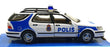 Cararama 1/43 Scale 210226H - SAAB 9-5 Estate Polis 89 137 Police Car - White