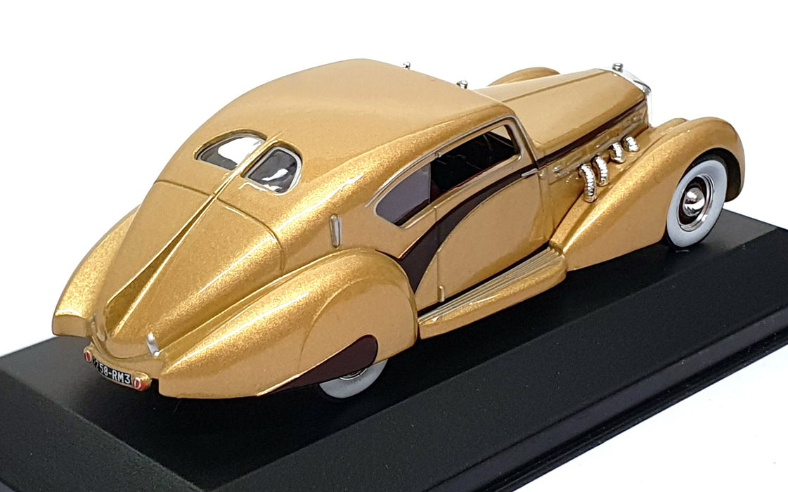 Altaya 1/43 Scale D8120G - 1939 Delage D8 120 Letourneur & Marchland - Gold
