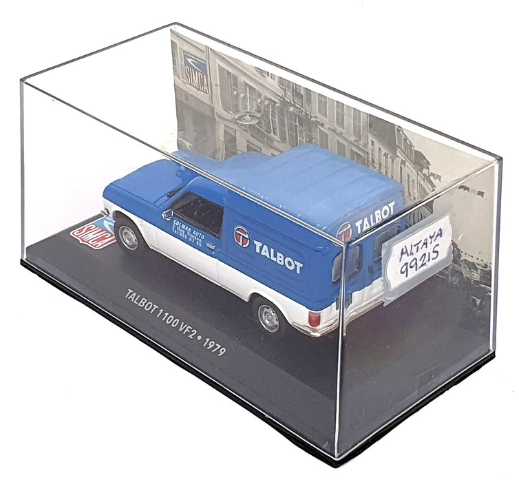 Altaya 1/43 Scale 9921S - 1979 Talbot 1100 VF2 Van - Blue / White