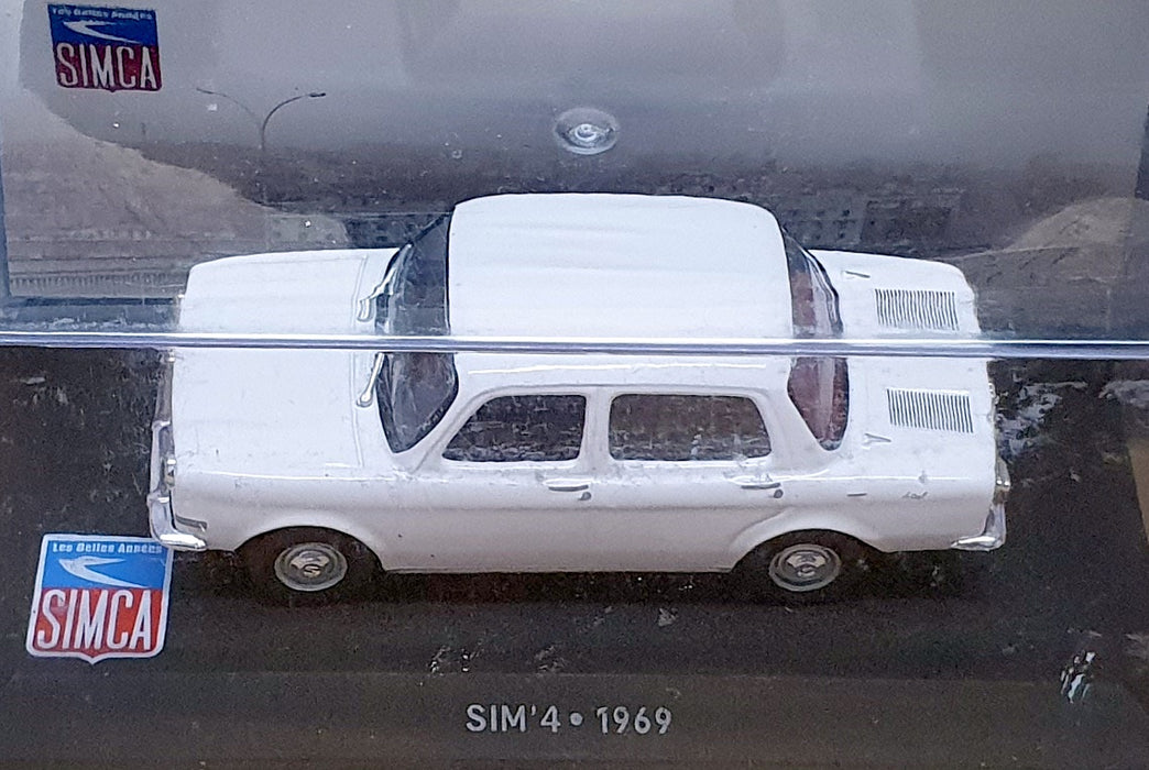 Altaya 1/43 Scale Diecast 71025H - 1969 Simca Sim' 4 - White