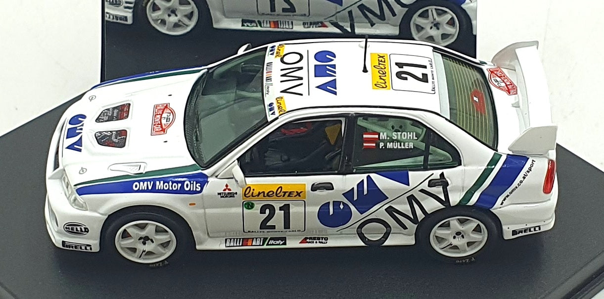 Skid 1/43 Scale SKM118 - Mitsubishi Lancer EVO. VI Gr.N #21 MC Rally 2000