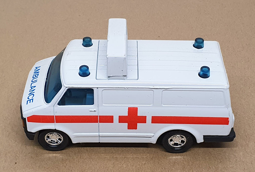 Matchbox 13cm Long Diecast K-143 - Bedford Emergency Van Ambulance - White