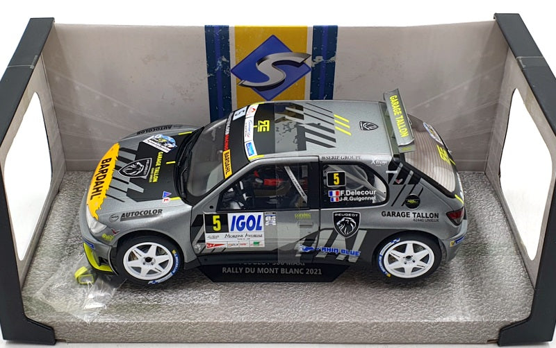 Solido 1/18 Scale Diecast S1808302 Peugeot 306 Maxi Mont Blanc 2021 #5 Delecour