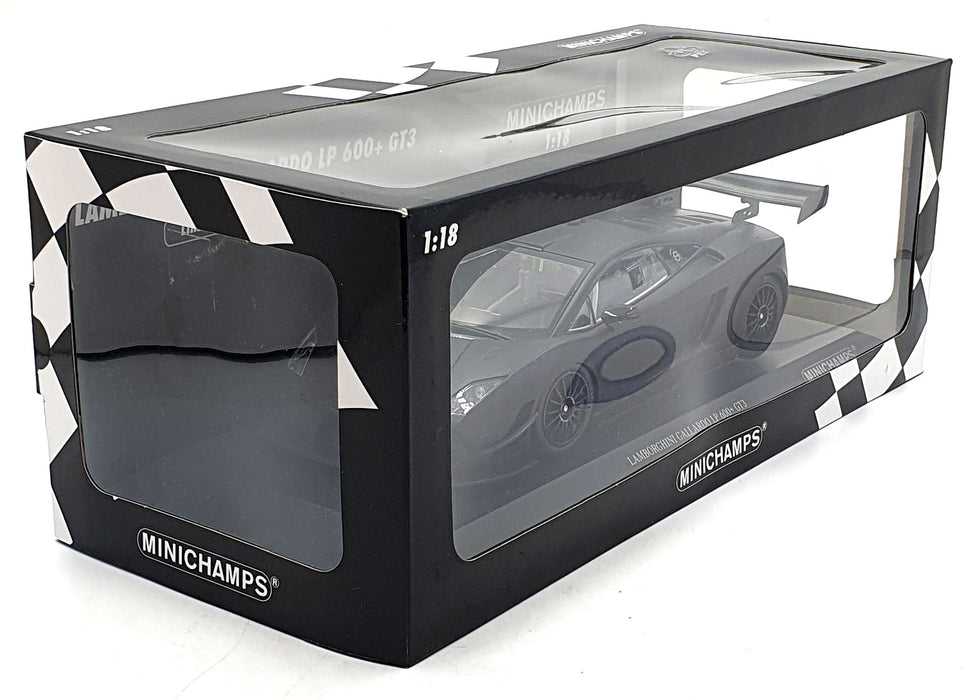 Minichamps 1/18 Scale - 151 111100 Lamborghini Gallardo LP600 GT3 - Matt Black