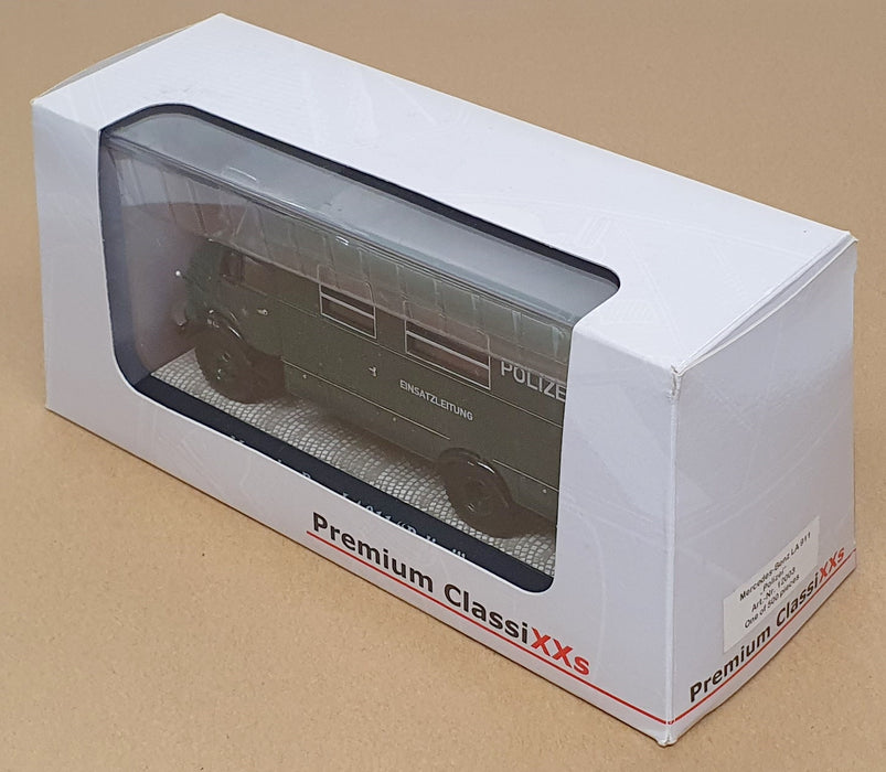 Premium ClassiXXs 1/43 Scale 12003 - Mercedes Benz LA911 Polizei - Green