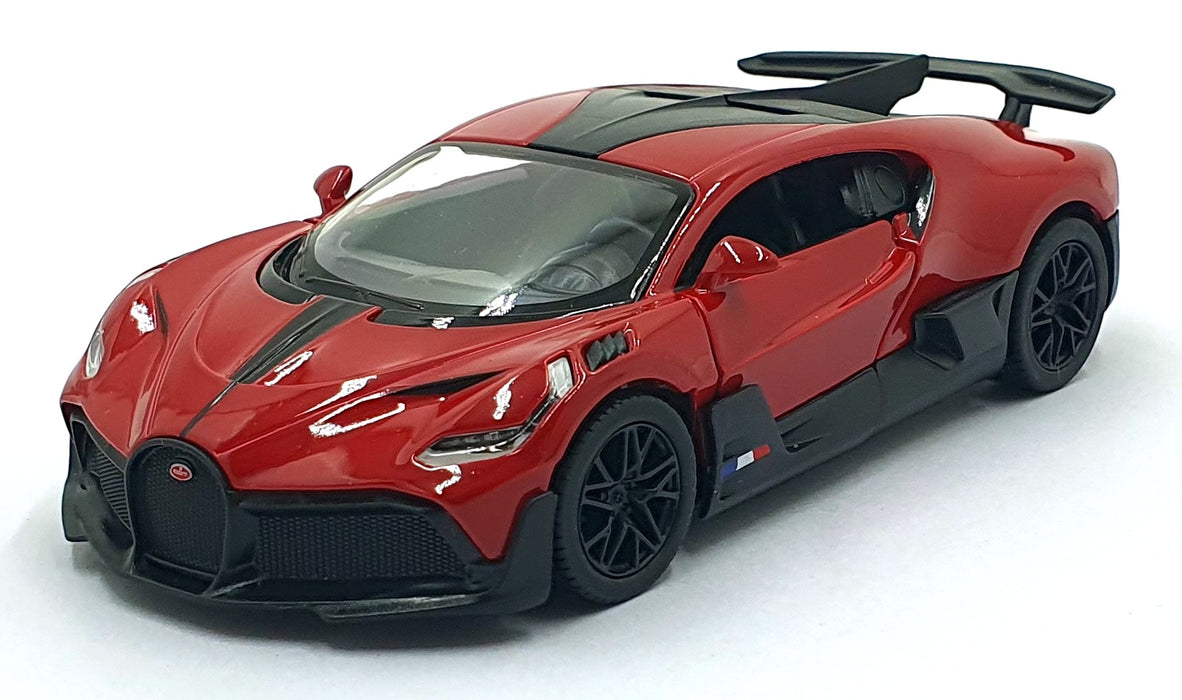 Kinsmart 1/36 Scale Pull Back & Go TY1244 - Bugatti Divo - Red