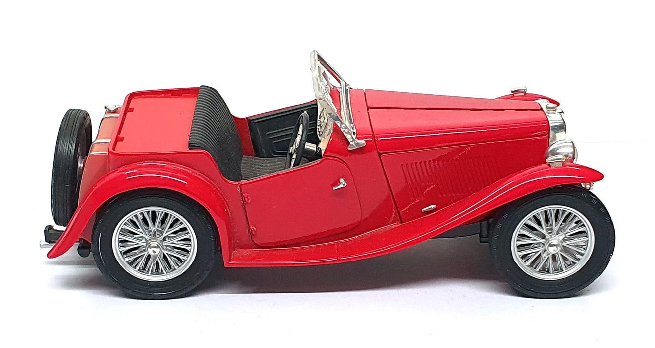 Road Signature 1/18 Scale Diecast 17626X - MG TC Midget - Red