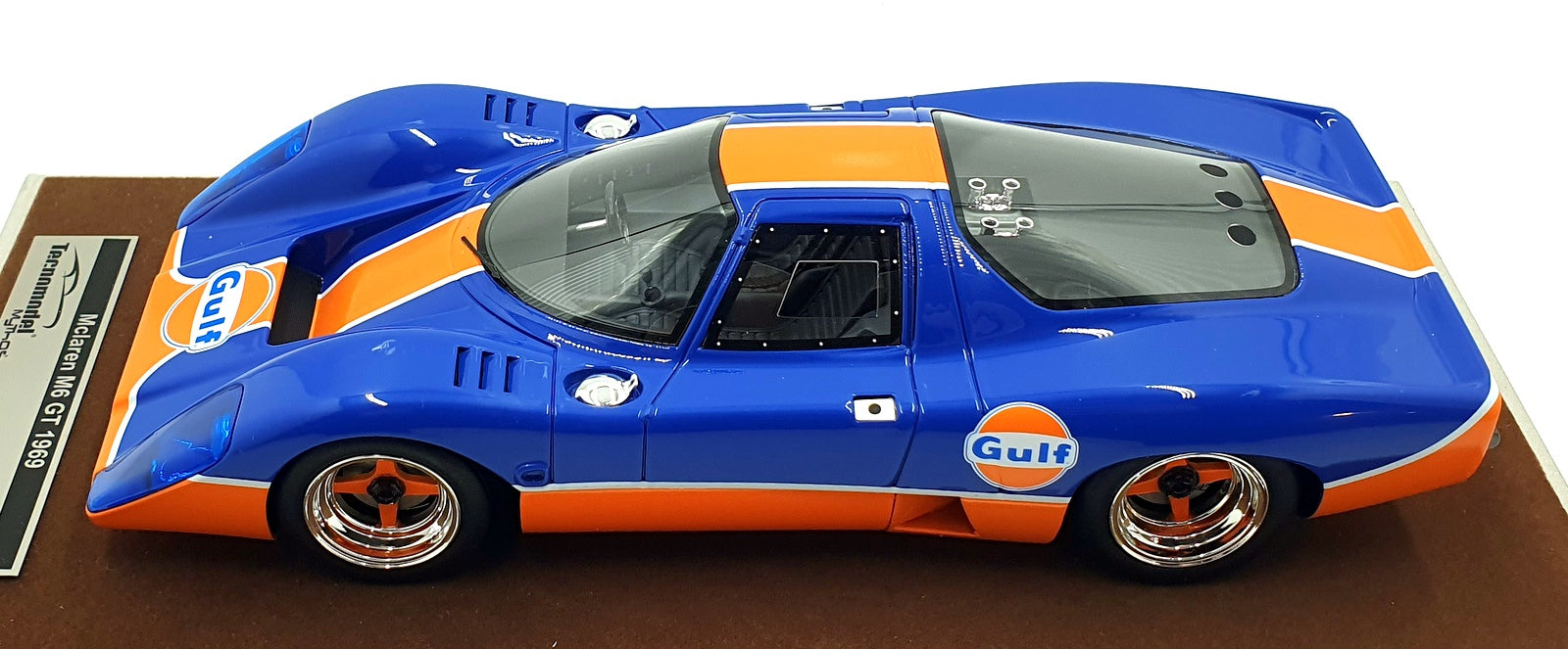 Tecnomodel 1/18 Scale TM18-40C - McLaren M6 GT 1969 Gulf Racing Blue/Orange