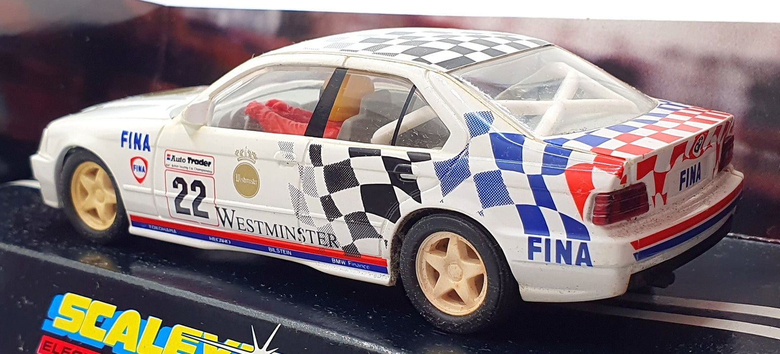 Scalextric 1/32 Scale Slotcar C462 - BMW 318i Westminster #22 - White