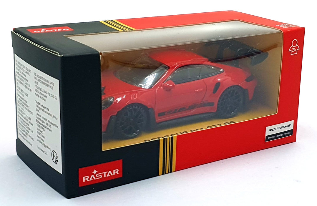 Rastar 1/43 Scale Diecast 64670 - Porsche 911 GT3 RS - Red