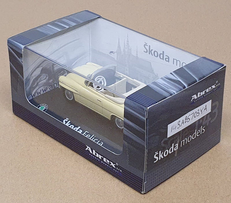 Abrex 1/43 Scale Diecast 143ABS703YA - Skoda Felicia - Pale Yellow