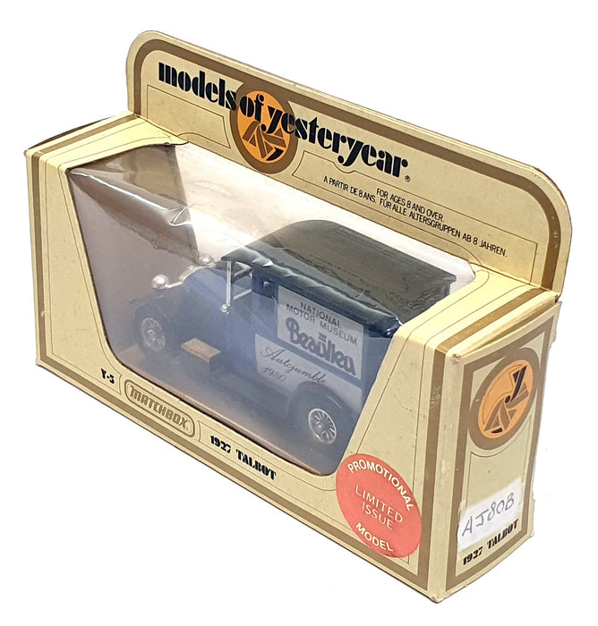 Matchbox AJ80B - 1927 Talbot Van Beaulieu Autojumble 1980 REWORKED