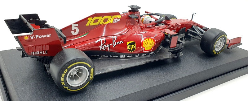 Burago 1/18 Scale Diecast 18-16808 - Ferrari F1 SF1000 S.Vettel 1000th GP #5