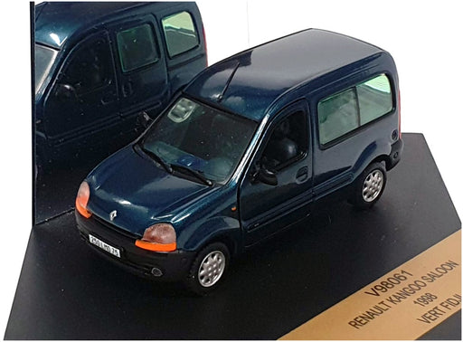 Vitesse 1/43 Scale V98061 - 1998 Renault Kangoo Saloon - Met Green/Blue