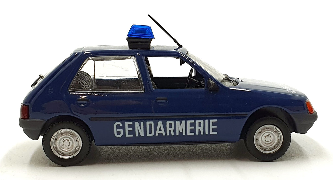Norev Hachette 1/43 Scale FK7299 - 1991 Peugeot 205 Gendarmerie Police Car