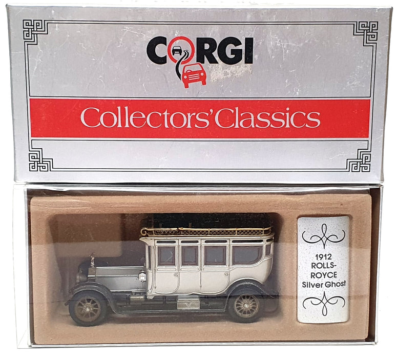 Corgi 1/43 Scale C860 - 1912 40/50hp Rolls Royce Silver Ghost - Silver