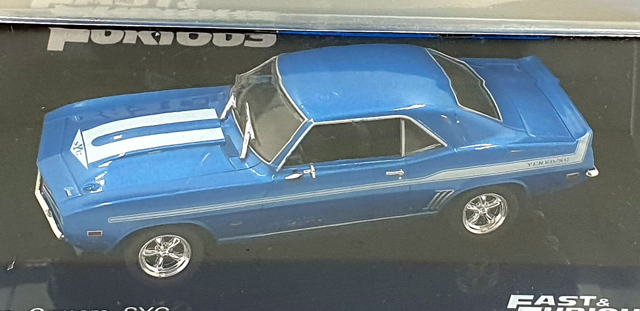 DeAgostini 1/43 Scale F220CMC009 - Fast and Furious Yenko Camaro SYC - Met. Blue
