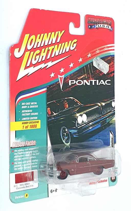 Johnny Lightning 1/64 Scale JLSP008 - 1961 Pontiac Catalina - Coronado Red Poly