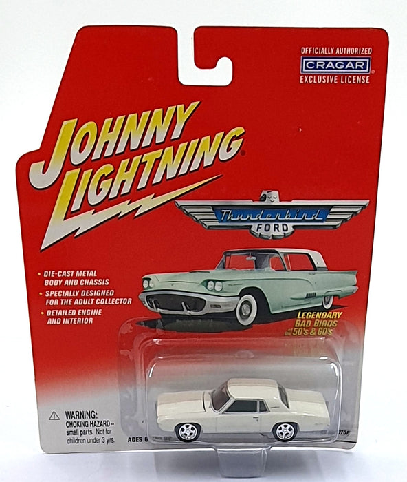 Johnny Lightning 1/64 Scale 455-02 - 1967 Ford Thunderbird Hardtop - White