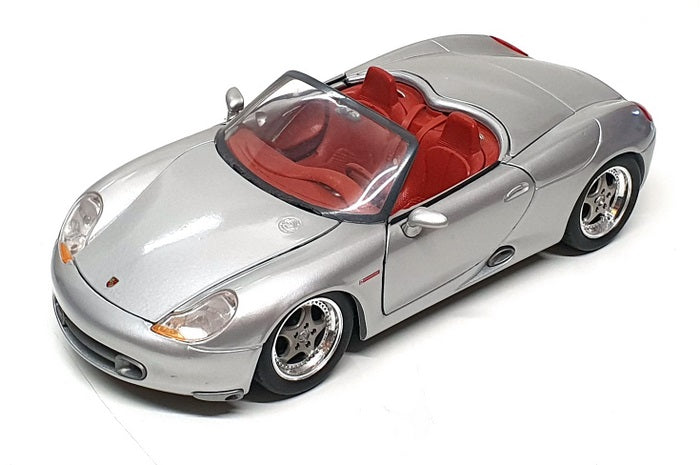 Maisto 1/18 Scale Diecast 11725B - Porsche Boxter - Silver