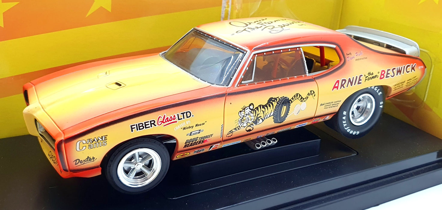 Ertl 1/18 Scale Diecast 33058 - 1968 Pontiac GTO Funny Car Arnie Beswick