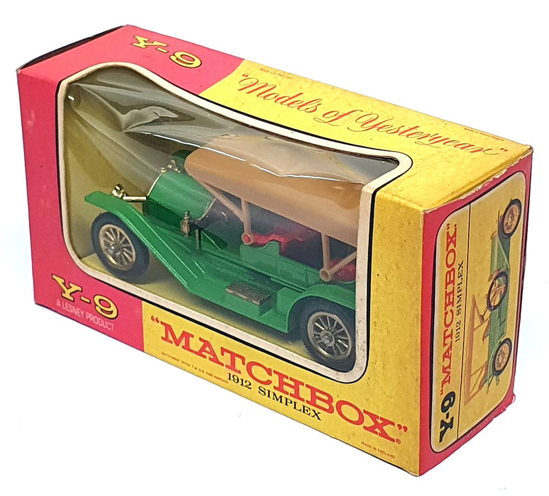 Matchbox Models Of Yesteryear Y-9 - 1912 Simplex - Green