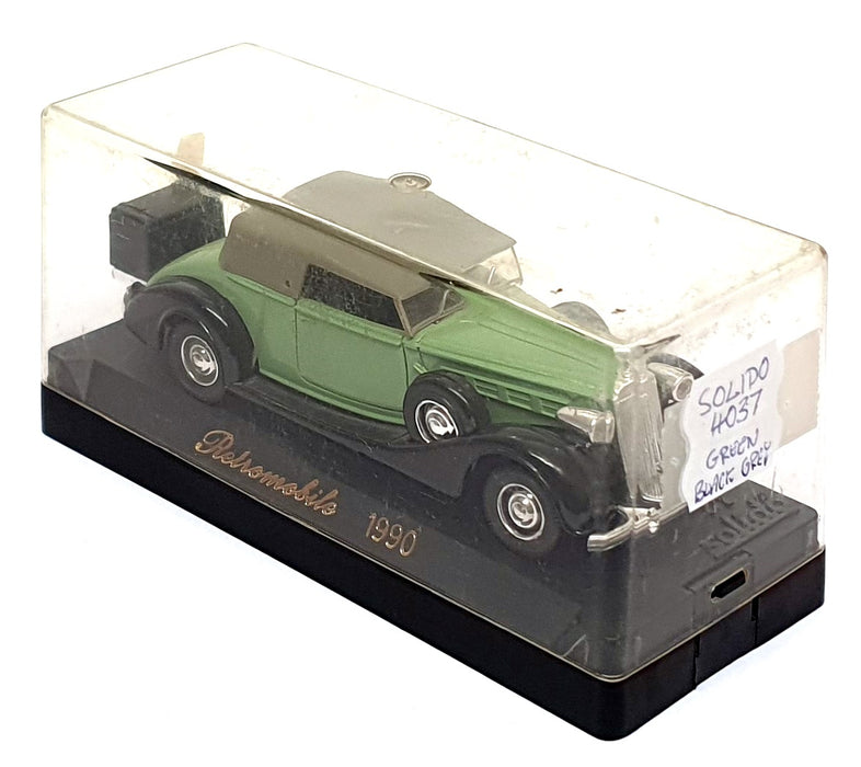 Solido 1/43 Scale 4037 - 1937 Packard Super Eight - Green/Black/Grey