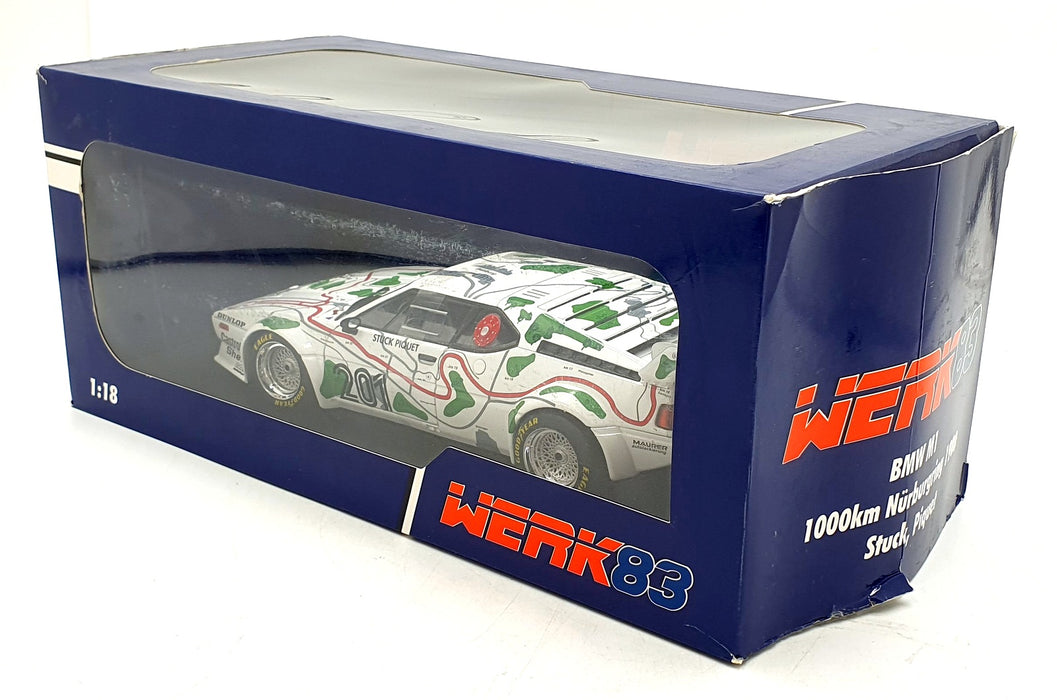 Werk83 1/18 Scale W1803003 - BMW M1 Procar #201 Stuck N.Piquet