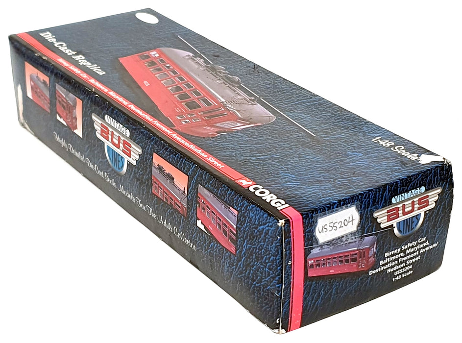 Corgi 1/48 Scale US55204 - Birney Safety Car Baltimore Maryland Dest. Fremont Av