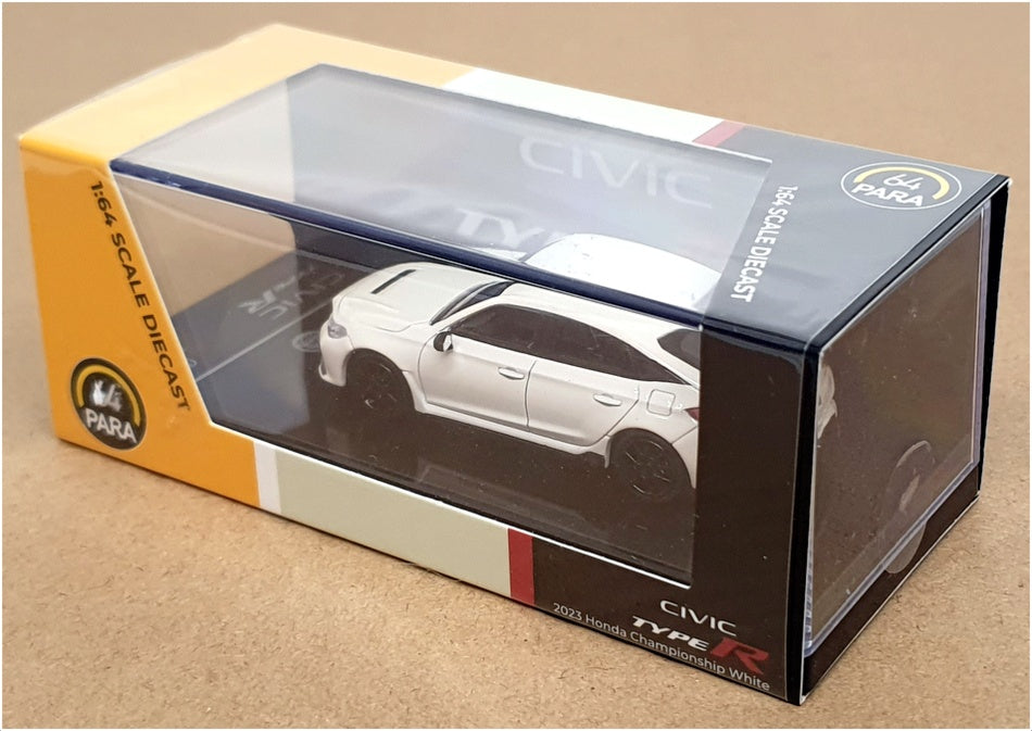 Paragon 1/64 Scale PA-65581 - 2023 Honda Civic Type R FL5 - Championship White