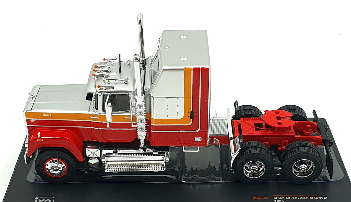 Ixo Models 1/43 Scale Diecast TR227.22 - 1985 MACK Superliner Magnum Truck - Red