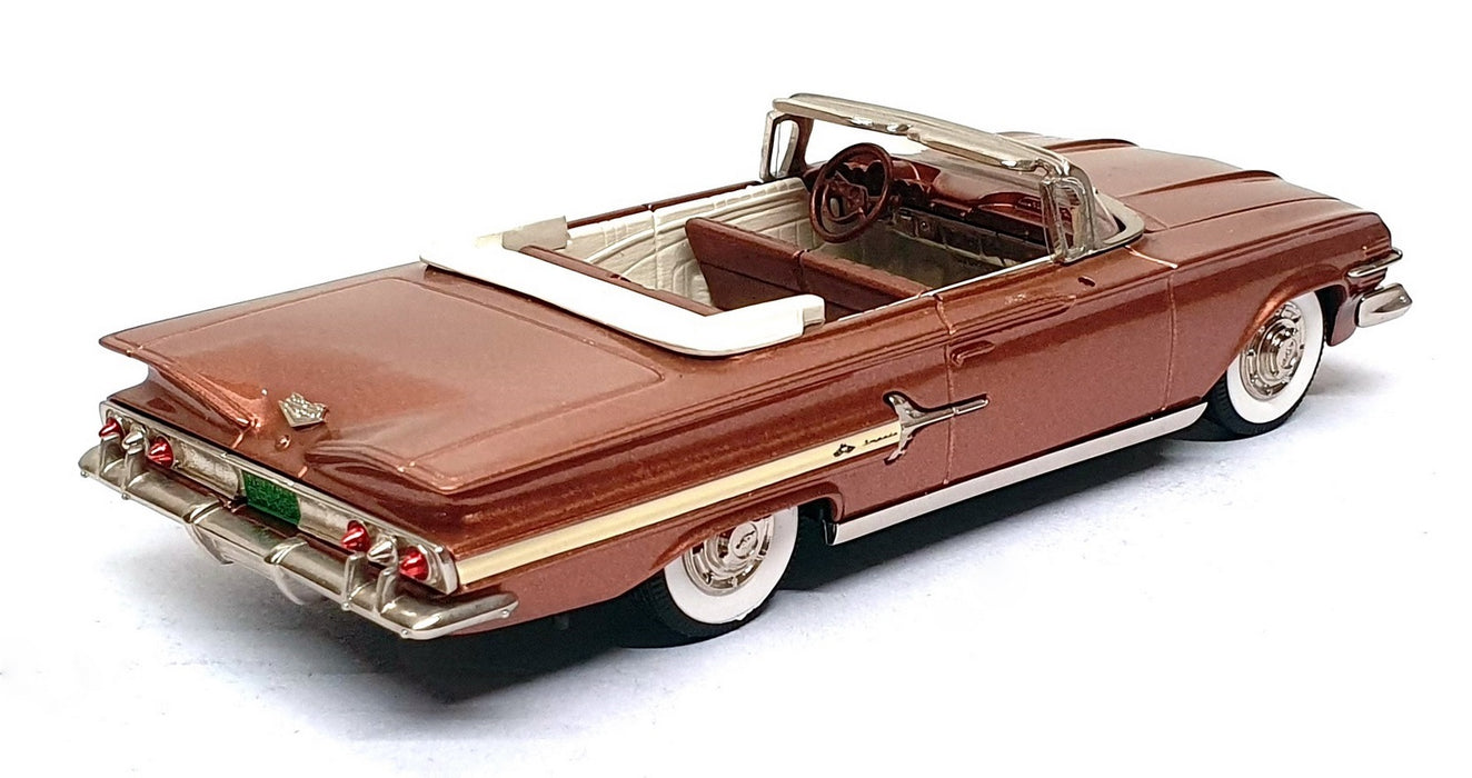 Brooklin 1/43 Scale BRK61 001 - 1960 Chevrolet Impala Conv. - Met. Suntan Copper