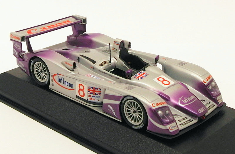 Minichamps 1/43 Scale Model Car 400 041308 - Audi R8 24h Le Mans 2004