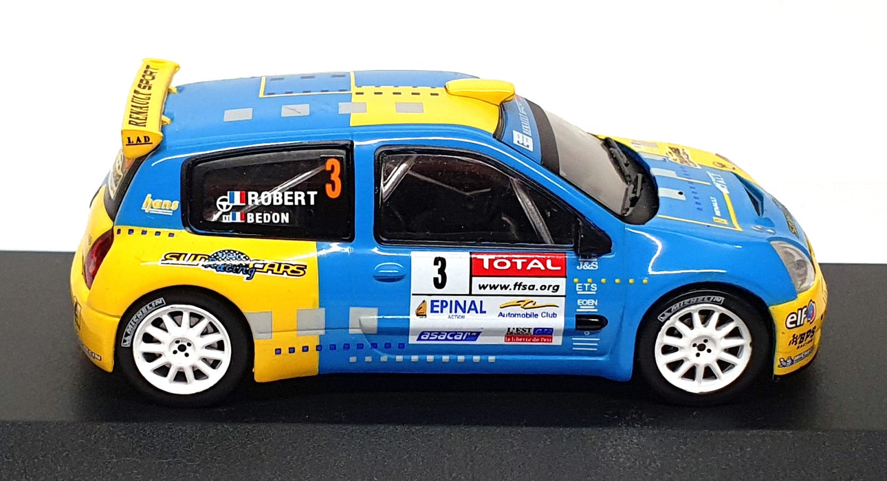 Altaya 1/43 Scale CL2006 - Renault Clio S1600 #3 Rallye Alsace-Vosques 2006