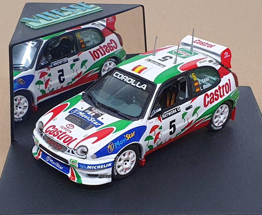 Vitesse 1/43 Scale V98207 - Toyota Corolla WRC #5 GB Rally 1998 Sainz/Moya