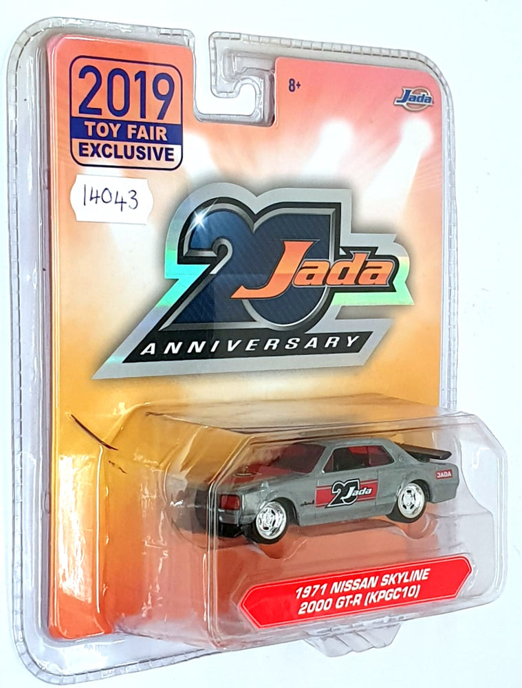 Jada 1/64 Scale 14043 - 1971 Nissan Skyline 2000 GTR (KPGC10) Grey/Red