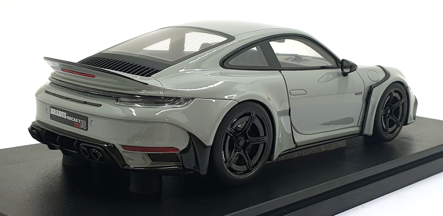GT Spirit 1/18 Scale Resin GT930 - Porsche Brabus 900 Rocket R - Grey