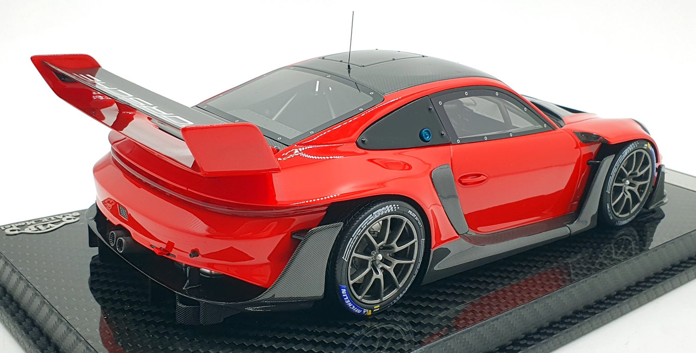 VIP Scale Models 1/18 Scale Resin 18054-6 - Porsche 911 GT3R Rennsport Red