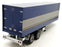 KK Scale Road Kings 1/18 Scale RK180164 - Semi Automatic Truck Trailer Blue