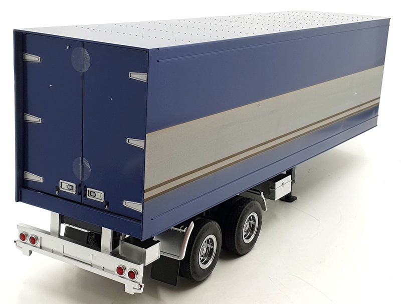 KK Scale Road Kings 1/18 Scale RK180164 - Semi Automatic Truck Trailer Blue