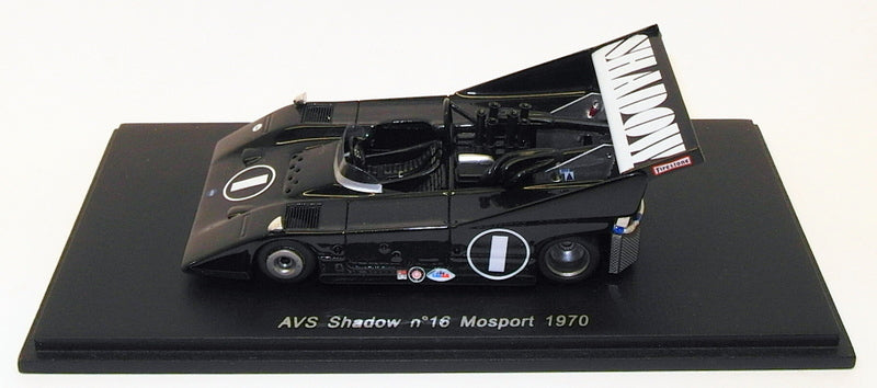 Spark 1/43 Scale Resin Model Car S1124 - AVS Shadow #1 - Black