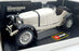 Burago 1/18 Scale Diecast 3009 - 1928 Mercedes Benz SSK - White
