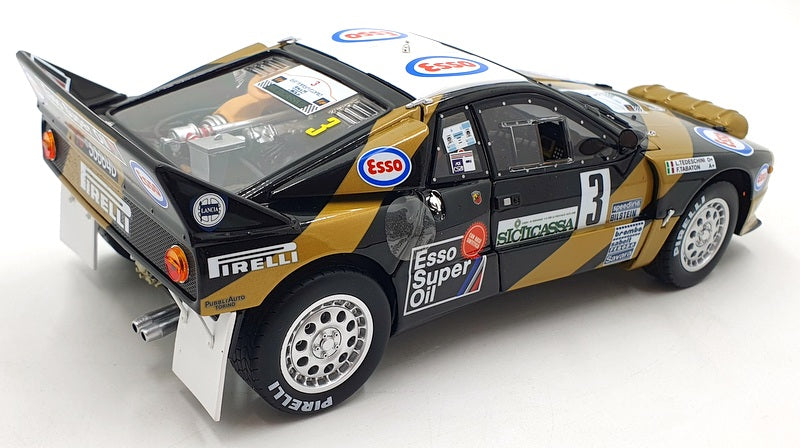 Kyosho 1/18 Scale Diecast 08306H - Lancia Rally 037 1985 Targa Florio #3
