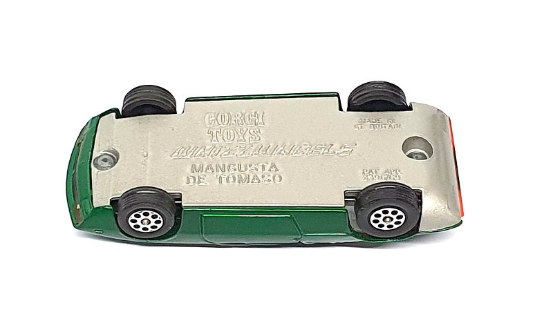 Corgi 9.5cm Long Original Diecast 203 - De Tomaso Mangusta - Green
