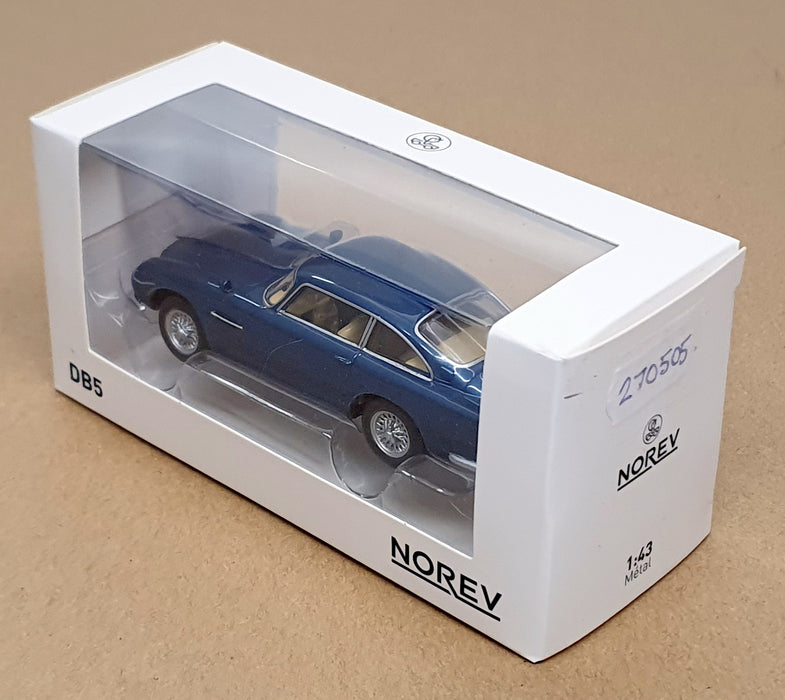 Norev 1/43 Scale Diecast 270505 - Aston Martin DB5 - Met. Blue