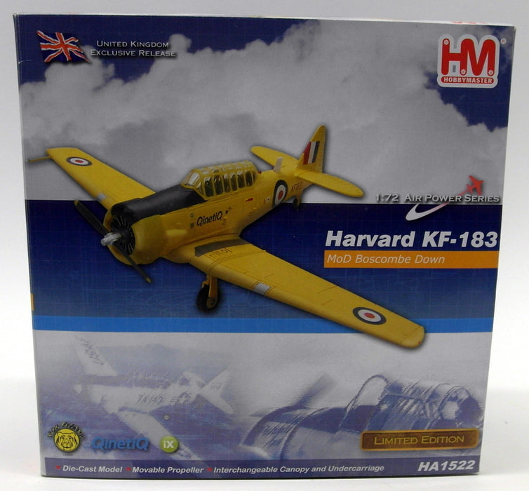 Hobbymaster 1/72 Scale Diecast HA1522 Harvard KF-183 MoD Boscombe Down