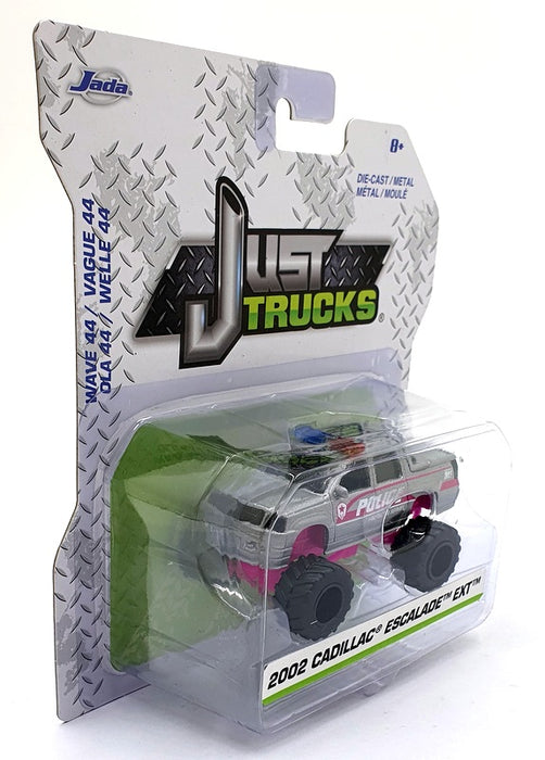 Jada Just Trucks 1/64 Scale 14020 - 2002 Cadillac Escalade EXT - Silver/Pink