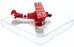 Aviones Play Me Diecast 108 - EL Fokker D-7 Scout Aircraft - Red